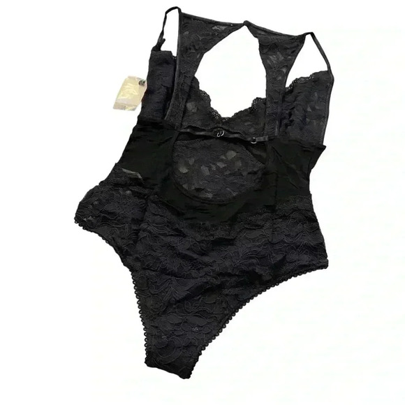 Free People Speed Date Bodysuit in Black Size XS NWT - Picture 2 of 5